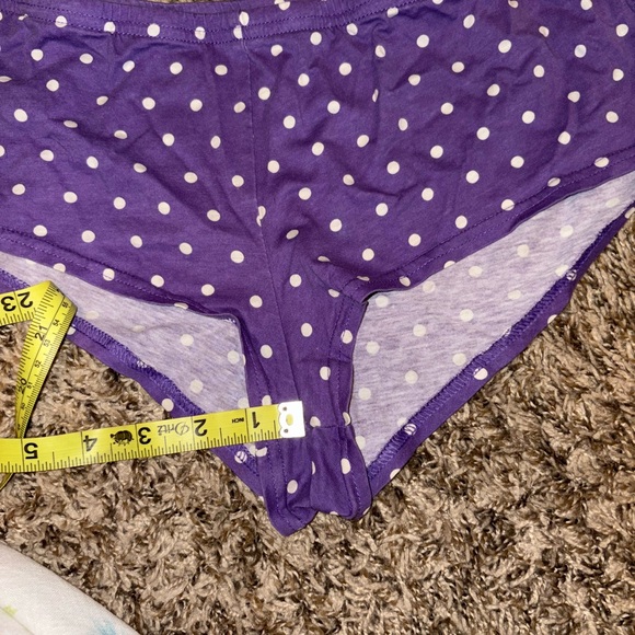 Victoria Secret purple and white  polka-dot pajama set - Picture 5 of 6